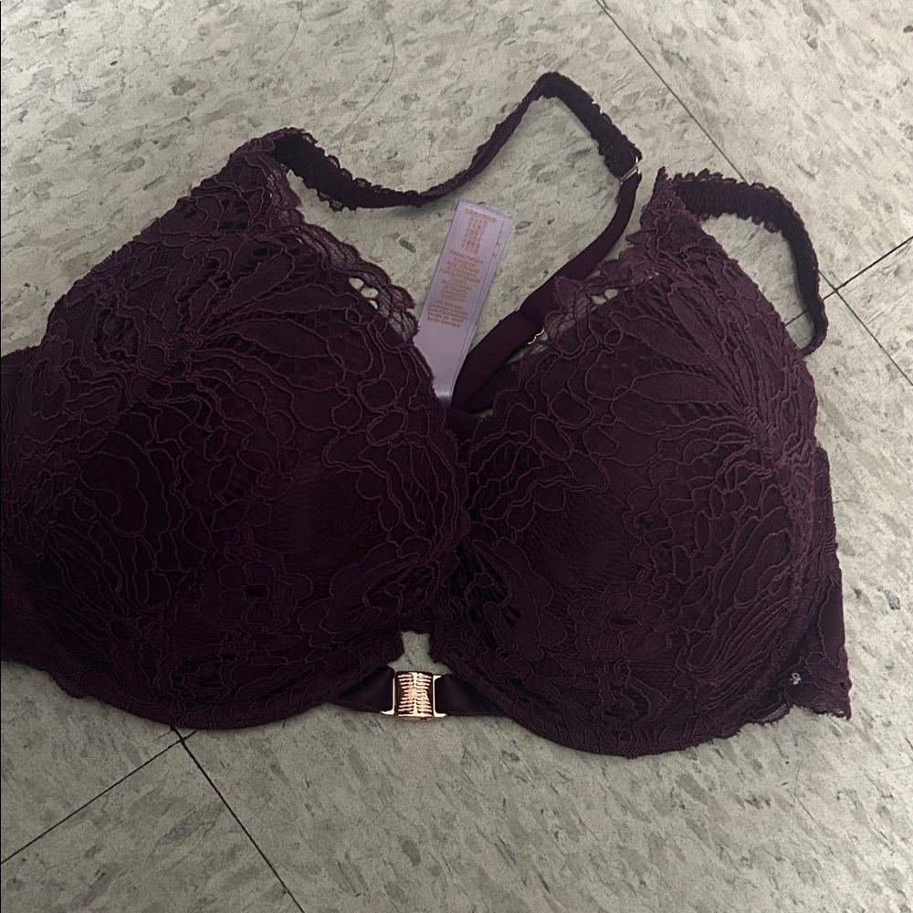 ROMANTIC CORDED LACE PUSH-UP BRA
